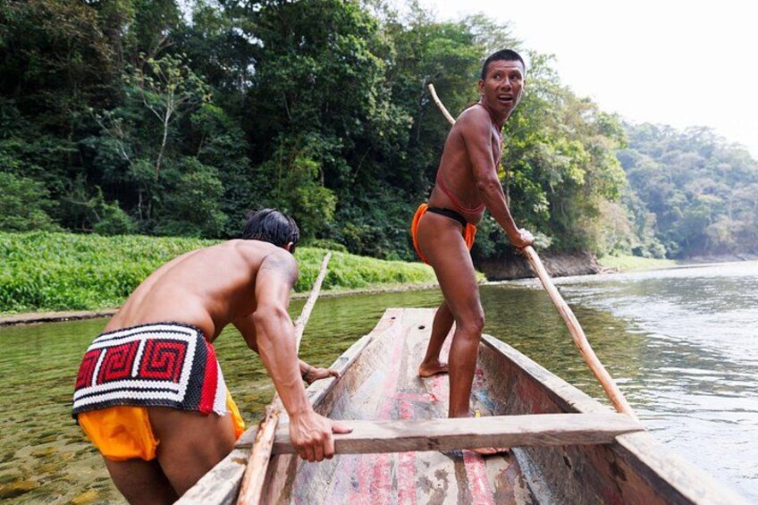 Panama City Visit an Indian town Embera and waterfall with lunch 1