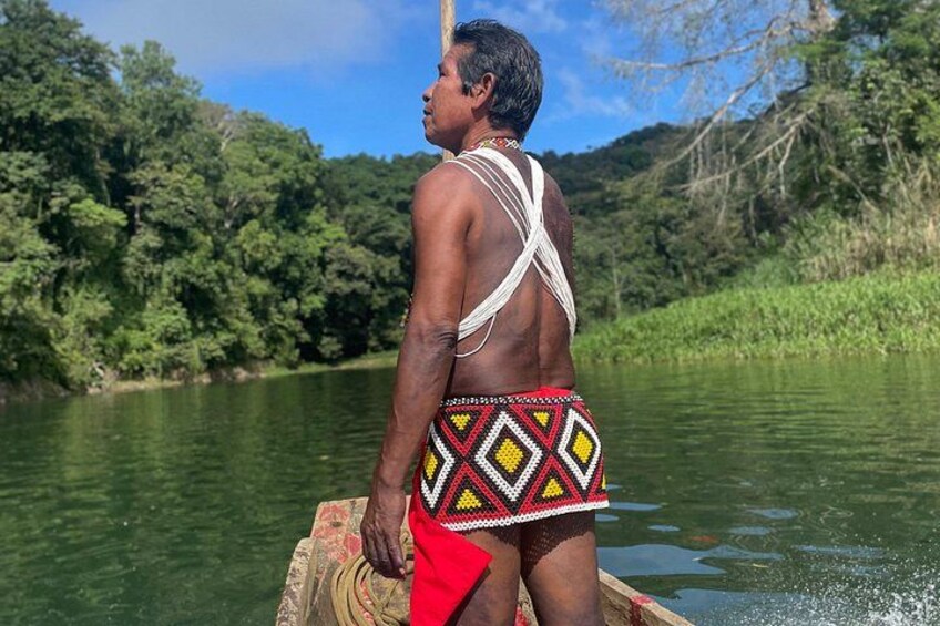 Panama City Visit an Indian town Embera and waterfall with lunch 3