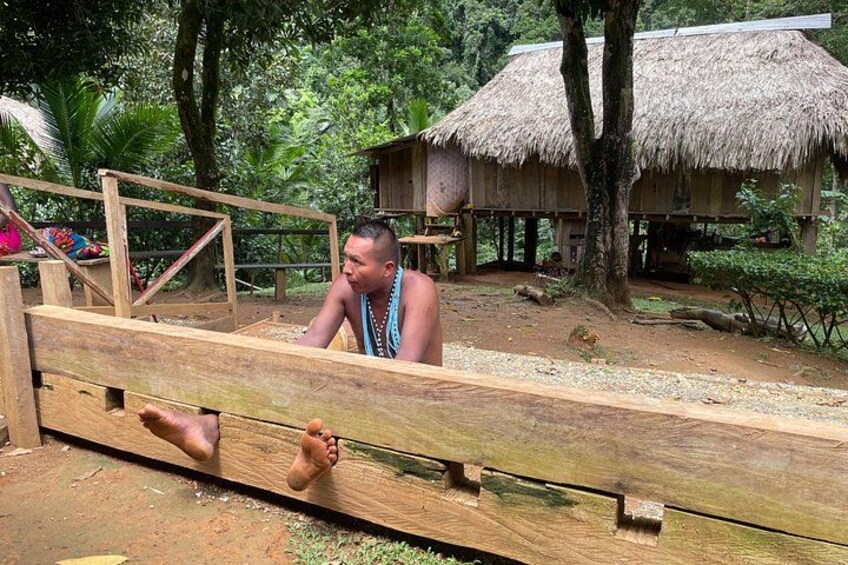 Panama City Visit an Indian town Embera and waterfall with lunch 3