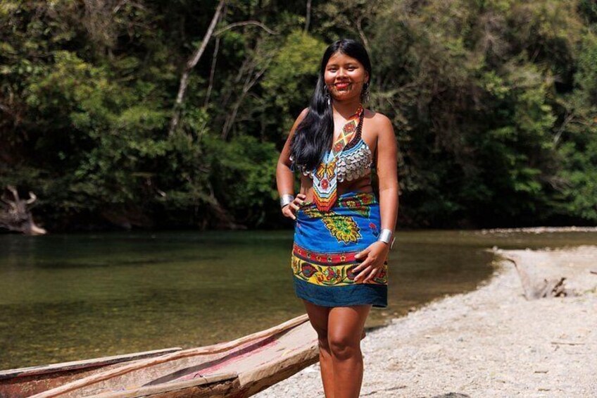 Panama City Visit an Indian town Embera and waterfall with lunch 2