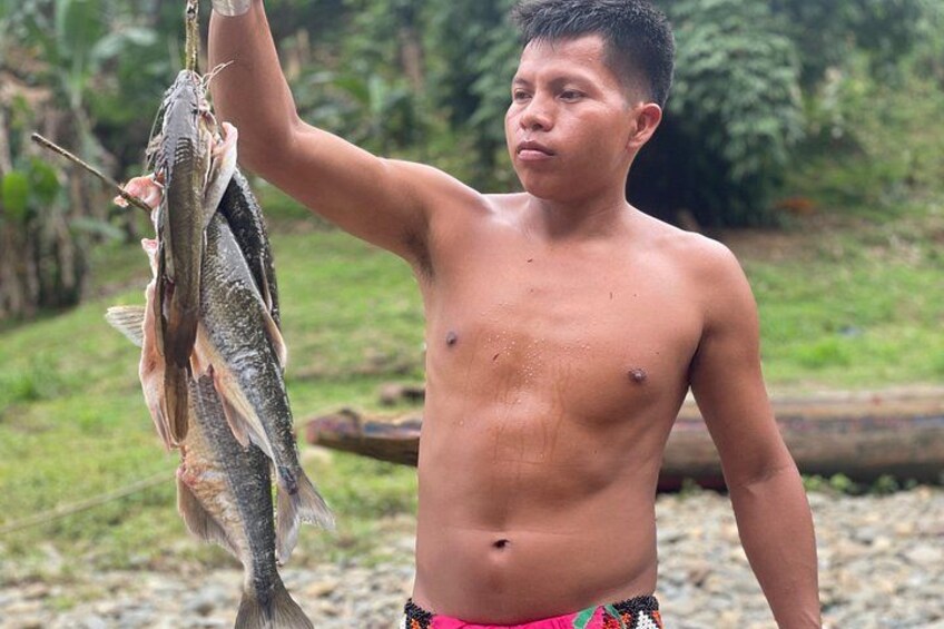 Panama City Visit an Indian town Embera and waterfall with lunch 2