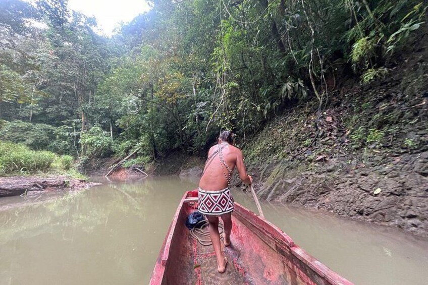 Panama City Visit an Indian town Embera and waterfall with lunch 3