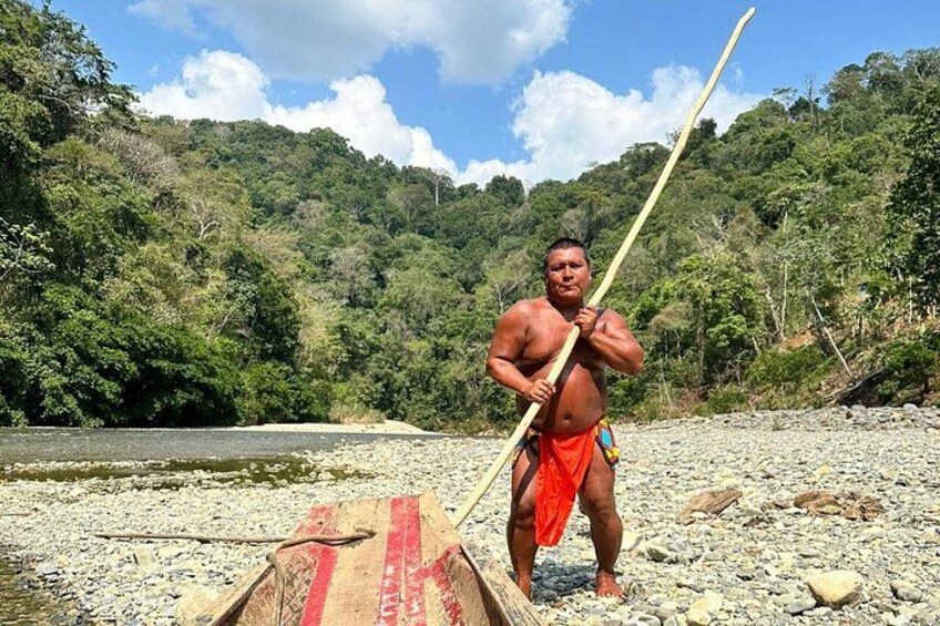 Panama City Visit an Indian town Embera and waterfall with lunch 4