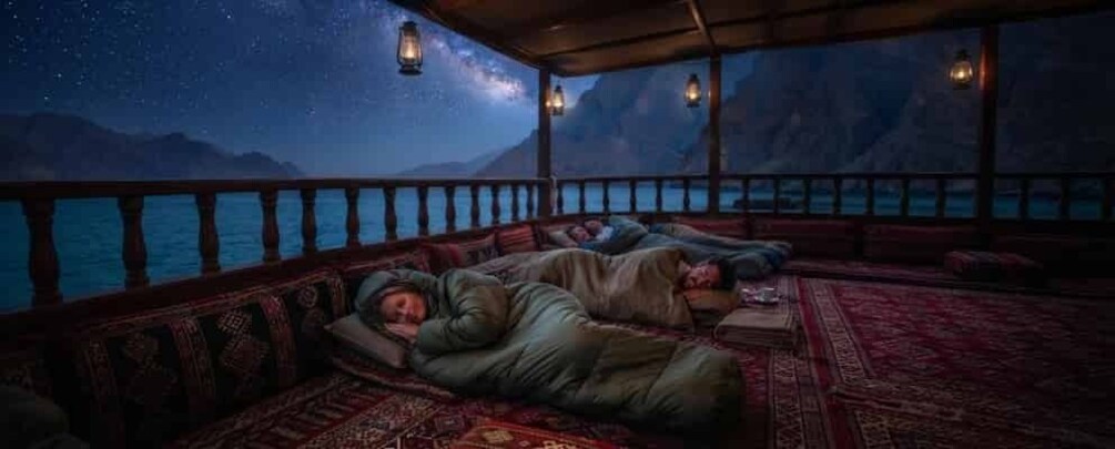 Picture 1 for Activity Musandam/Khasab: Overnight Dhow Cruise with Camping and BBQ 3