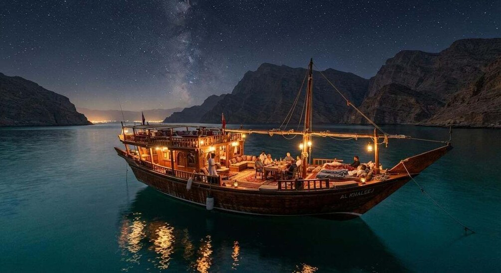 Musandam/Khasab: Overnight Dhow Cruise with Camping and BBQ 1