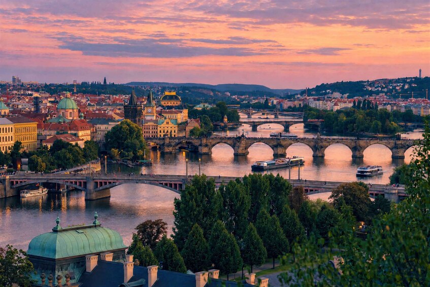 Picture 11 for Activity Prague: Glass Boat Sightseeing Dinner Cruise & Live Music 4
