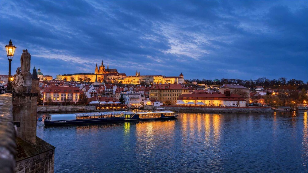 Picture 19 for Activity Prague: Glass Boat Sightseeing Dinner Cruise & Live Music 5