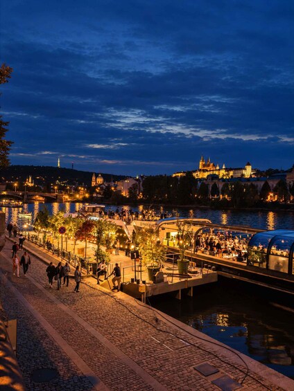 Picture 20 for Activity Prague: Glass Boat Sightseeing Dinner Cruise & Live Music 2