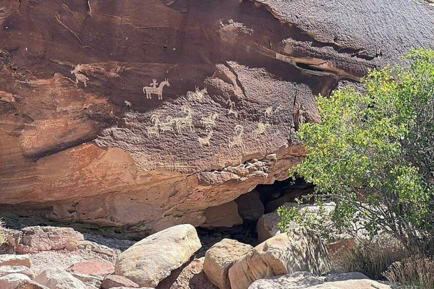 Petroglyphs at Arches National Park by the Moab Tourism Center 2