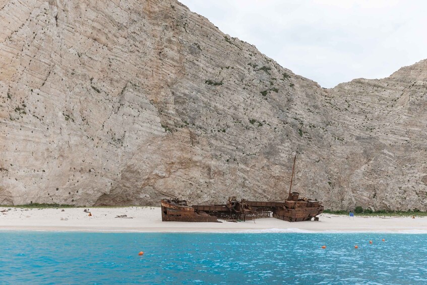 Picture 1 for Activity Porto Vromi: Shipwreck, Caves, & White Beach Swimming Cruise 5