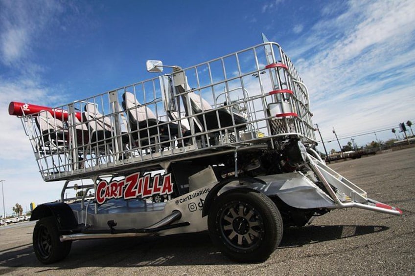 Giant Shopping Cart Limo Ride in Las Vegas 3