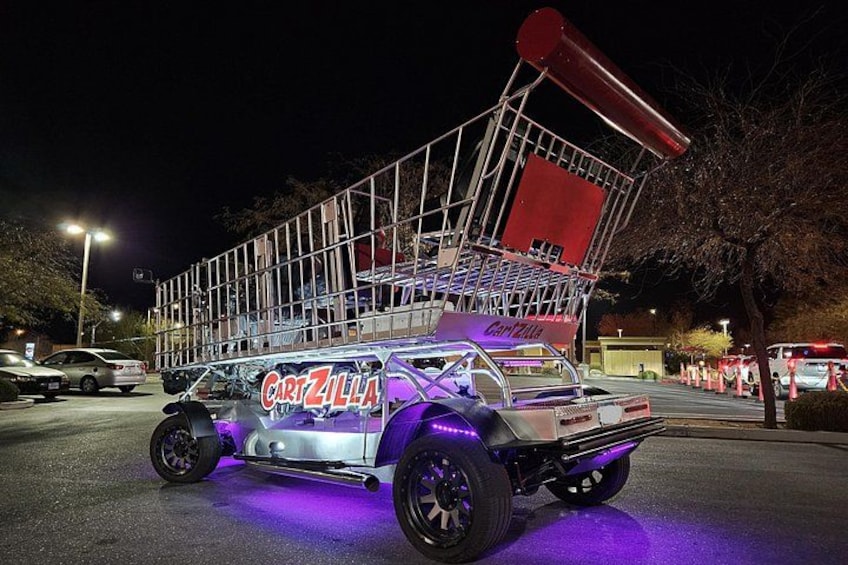 Giant Shopping Cart Limo Ride in Las Vegas 2