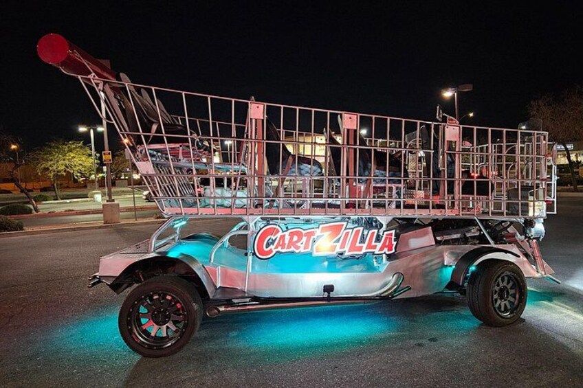 Giant Shopping Cart Limo Ride in Las Vegas 2