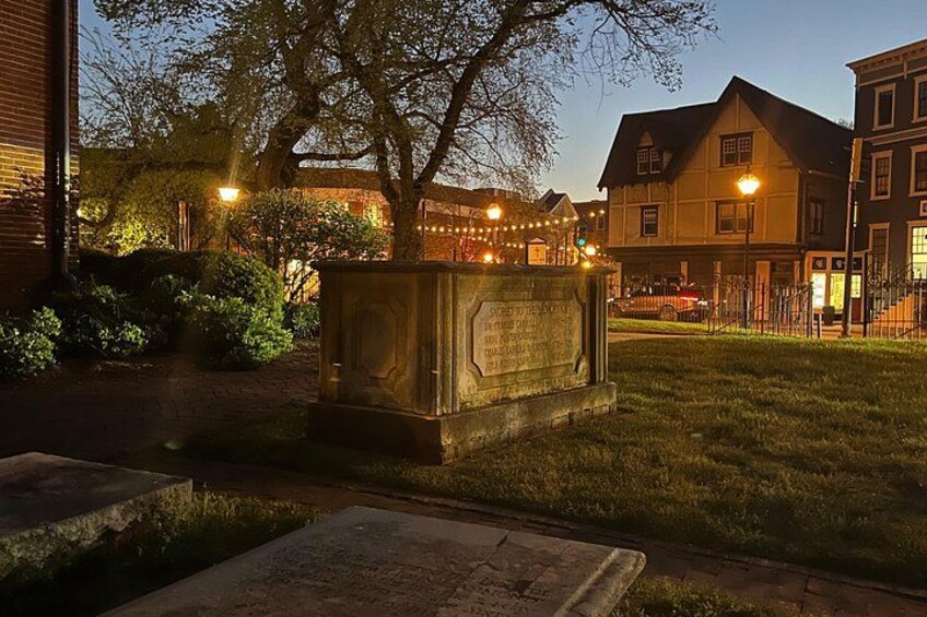 St. Anne's Church Yard Cemetery...check out the tombs and skull and bones... 1