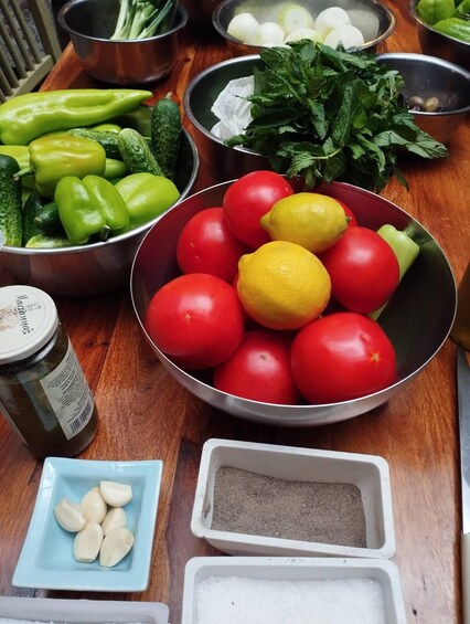 Picture 7 for Activity Thessaloniki: Greek Cooking Class, Market Visit and Lunch 4