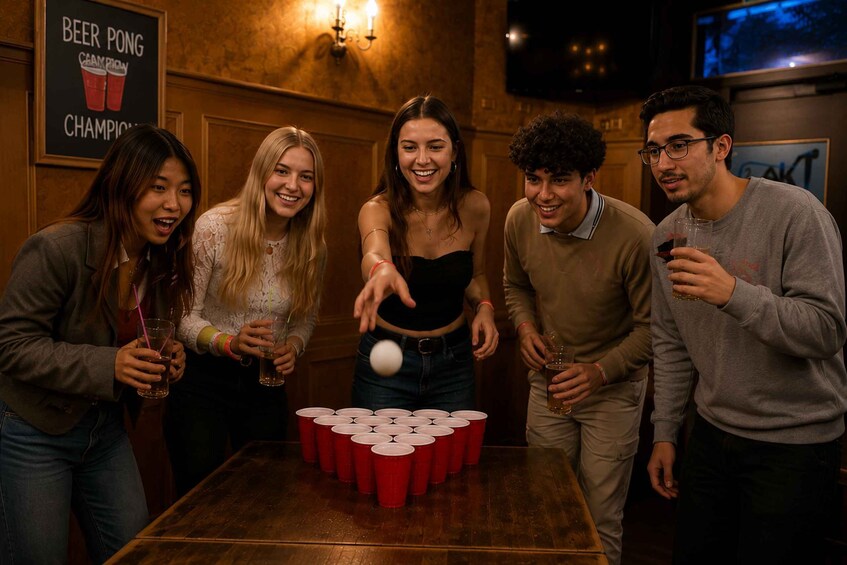 Picture 6 for Activity Zurich: Pub Crawl Nightlife Tour with Shots and Snacks 2