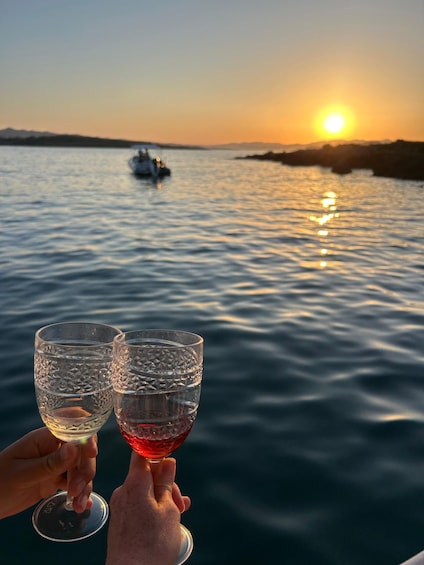 Picture 9 for Activity Chania: Sunset Boat Cruise with Guide 2