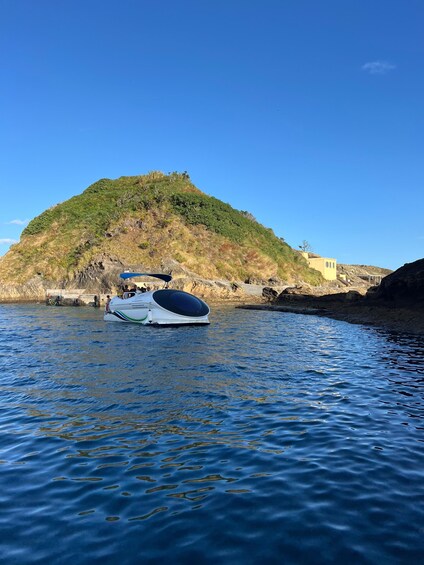 Picture 3 for Activity São Miguel: Glass Bottom Boat Tour with Snorkeling 3
