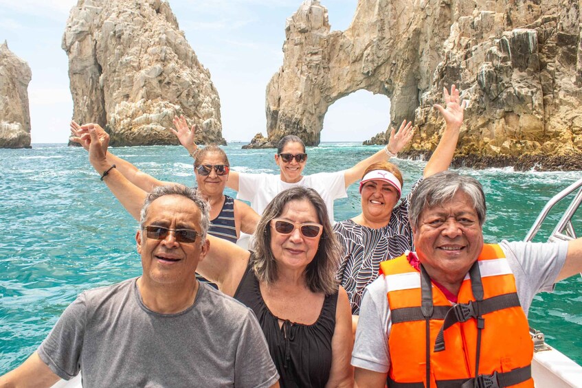 Picture 7 for Activity Cabo San Lucas: Glass-Bottom Boat Tour to the Arch and Beach 2