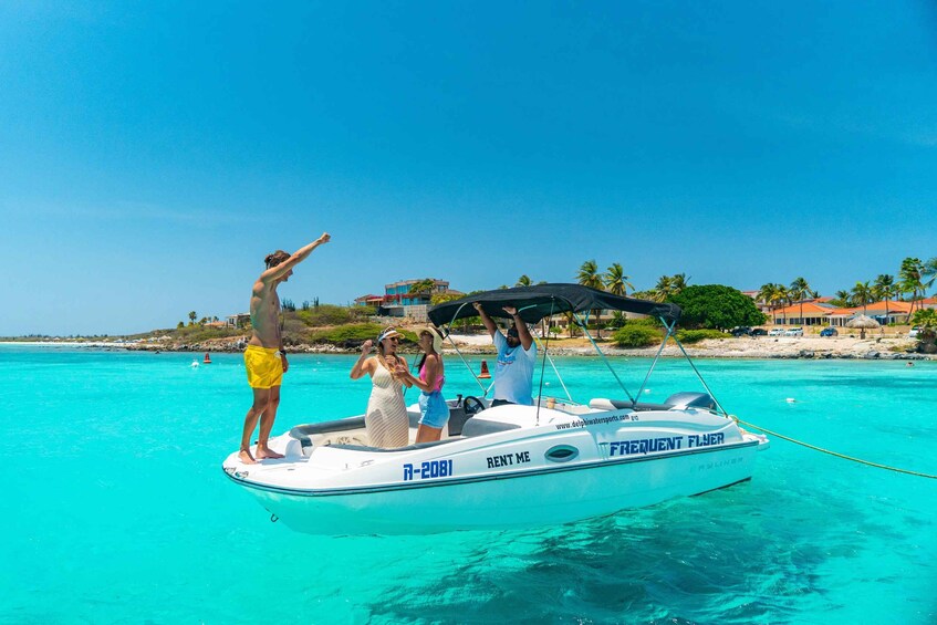 Picture 3 for Activity Aruba: Private Caribbean Boat Trip with Snorkeling & Drinks 2