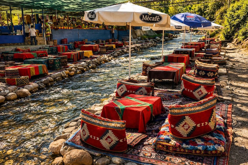 Ourika Waterfalls, Atlas Mountains, Guide & River Lunch 1