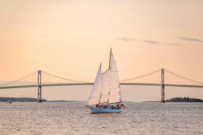 Newport: Sunset Sail on Schooner Madeleine 1