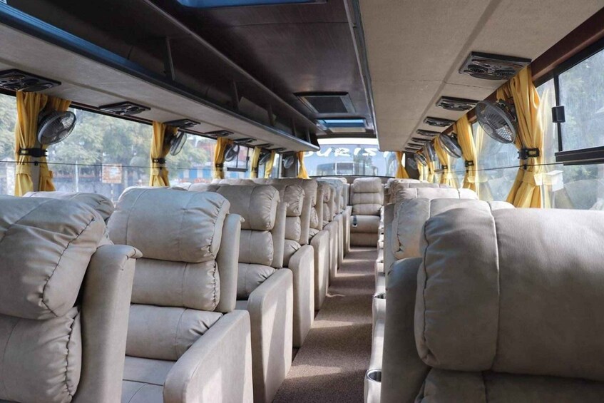 Picture 1 for Activity Kathmandu to Pokhara: Luxury Sofa Bus Transfer 3