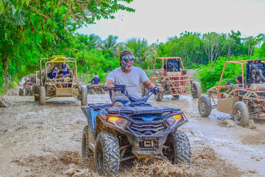 Picture 9 for Activity ATV Tour to Water Cave and Macao Beach 5