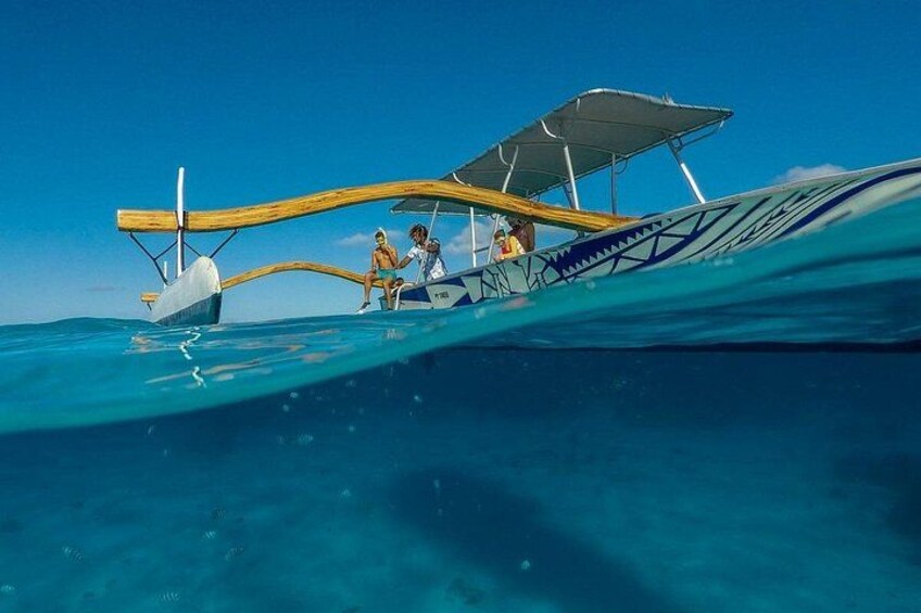 Bora Bora Combo group tour full day snorkeling + motu lunch + jet ski 1
