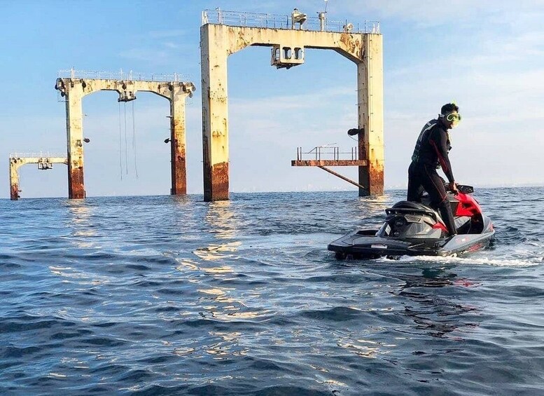 Jet Ski Safari tour to Thermomylae Sierra Ship 1