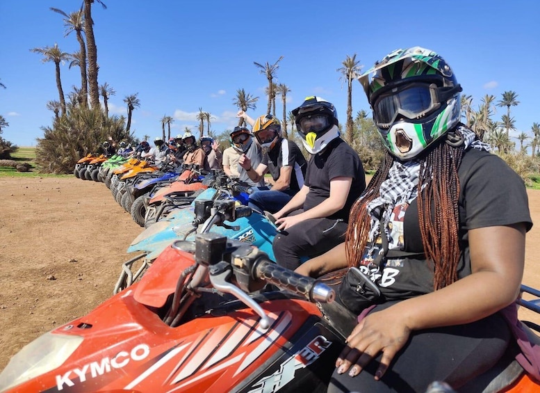Picture 42 for Activity Marrakech: Dunes of the Palmeraie Quad Bike Ride with Tea 4