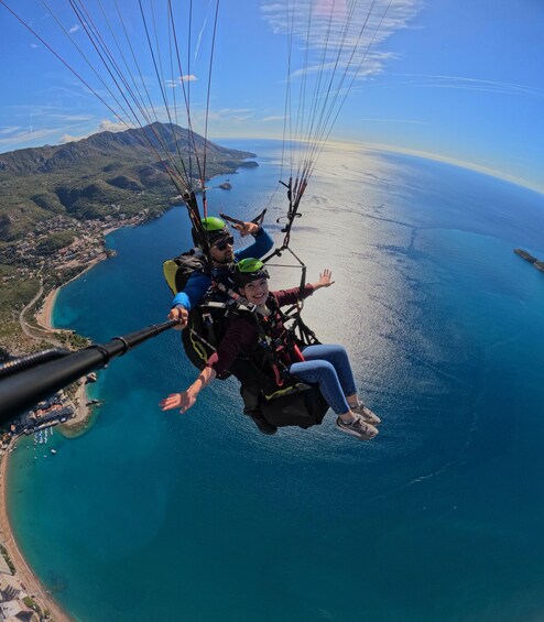 Budva: Tandem Paragliding from 2,500ft with GO2FLY team 1