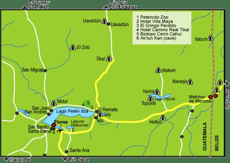 Picture 3 for Activity From Palenque: Transfer to Flores Guatemala 1