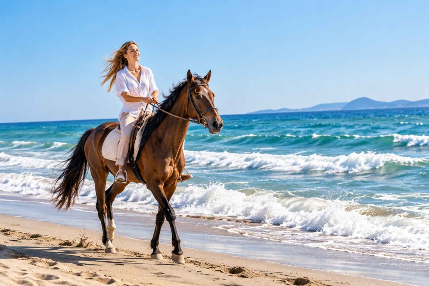 Picture 2 for Activity Bodrum: Beach Horseback Riding with Sunset Option 5