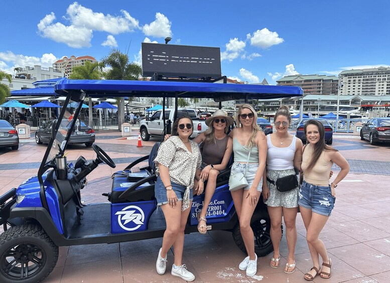 Picture 1 for Activity Local Guide Private Tampa Tour by Golf Cart (Up to 5 riders) 3