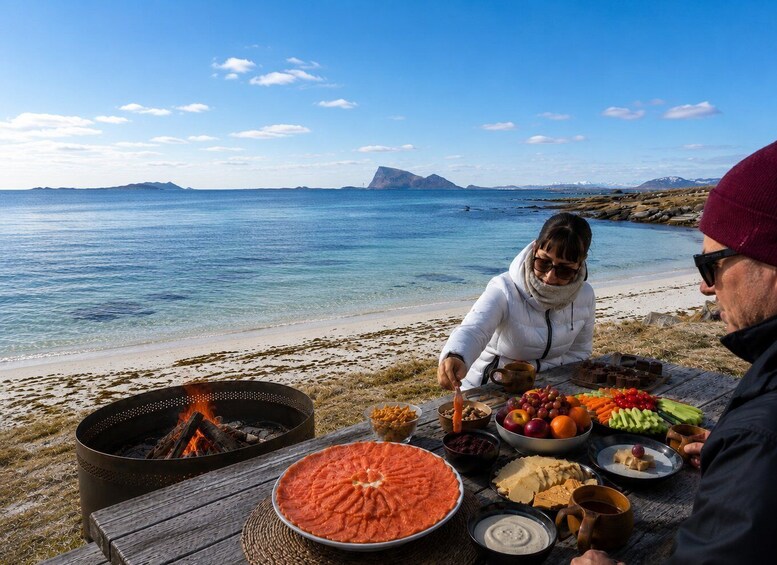 Picture 7 for Activity ⭐Tromsø: Sommarøy Fjord Expedition Tour & VIP Salmon Picnic⭐ 5