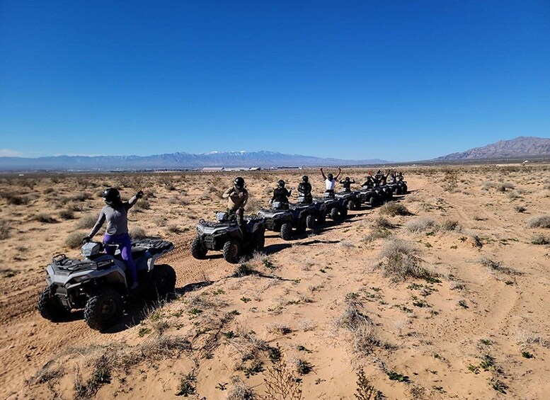 Picture 1 for Activity From Las Vegas: Nellis Dunes ATV Tour with Shuttle Transfer 3