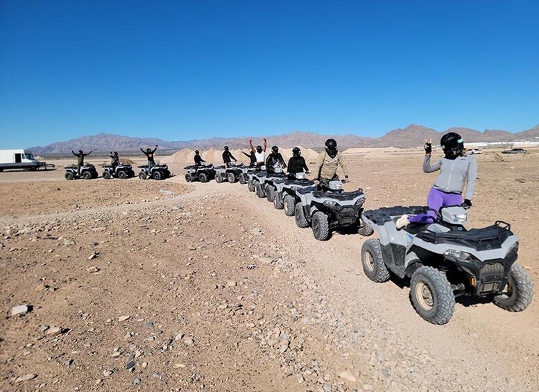Picture 3 for Activity From Las Vegas: Nellis Dunes ATV Tour with Shuttle Transfer 2
