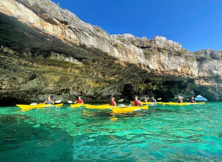 Leuca kayak tour + swimming + speleo-trek in cave 1