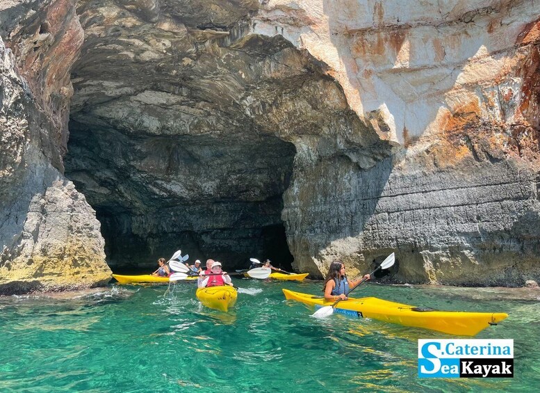 Picture 10 for Activity Leuca kayak tour + swimming + speleo-trek in cave 2
