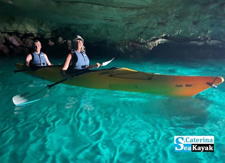 Picture 3 for Activity Leuca kayak tour + swimming + speleo-trek in cave 5