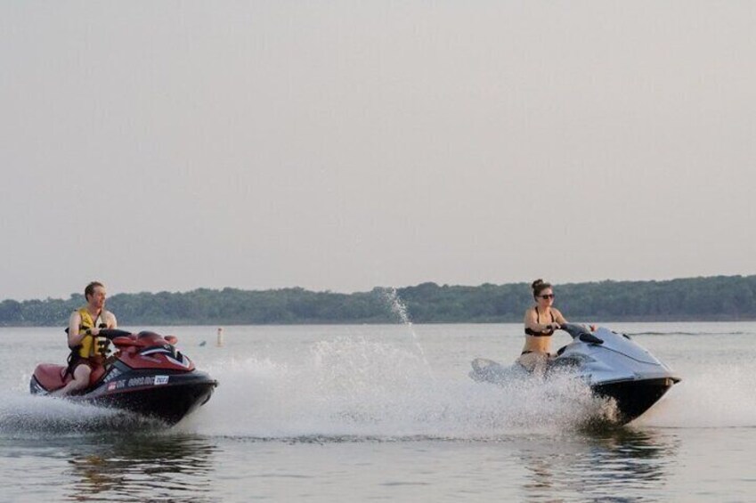 Drive Jet Ski Around Dallas Lakes 