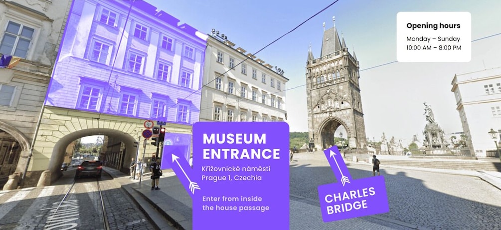 The Museum Entrance at Charles Bridge in Prague, Czech Republic. 2