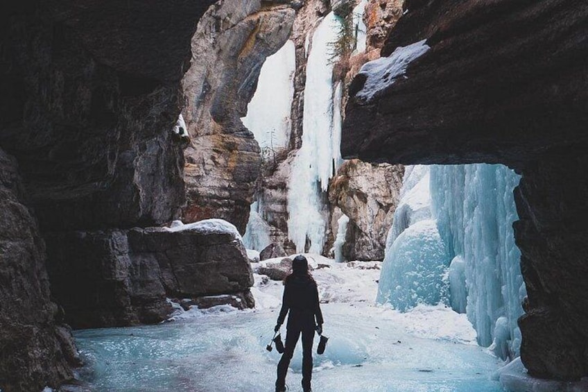 Ice walk Malign Canyon 2