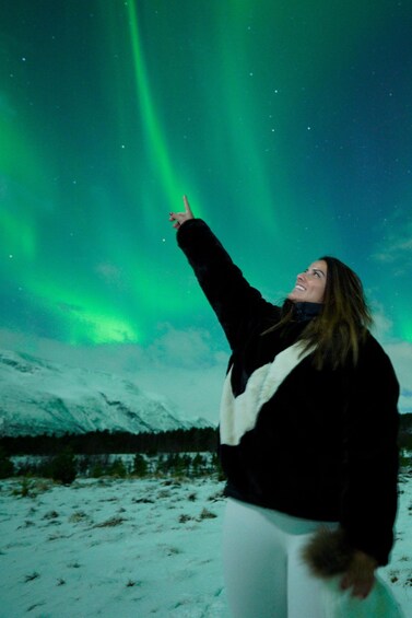 Picture 29 for Activity Tromsø: Northern Lights Tour with Minibus, and Free Photos. 3