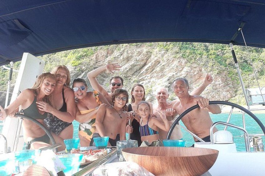 One amazing day in a private recent sailing boat in the Tayrona Park. The best sail trip from Santa Marta! 1