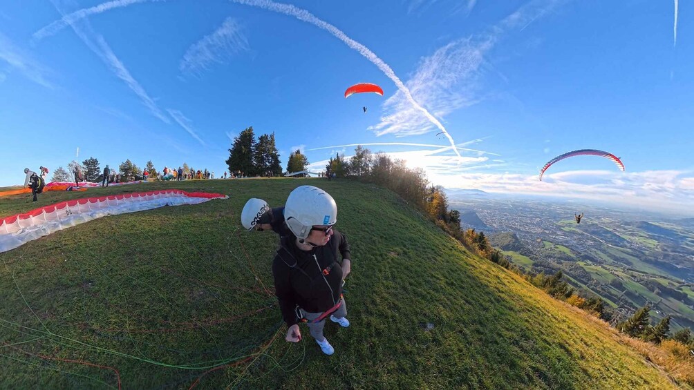 Picture 8 for Activity Salzburg like an eagle: tandem paragliding from Gaisberg 3