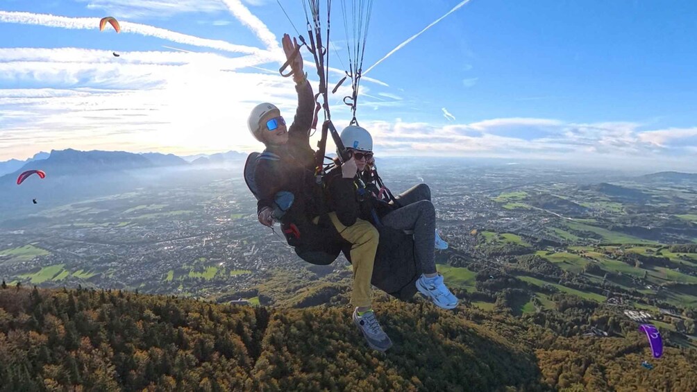 Picture 9 for Activity Salzburg like an eagle: tandem paragliding from Gaisberg 2