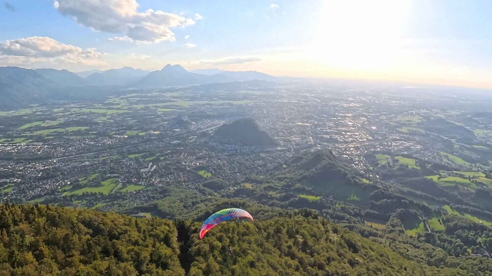 Picture 1 for Activity Salzburg like an eagle: tandem paragliding from Gaisberg 3