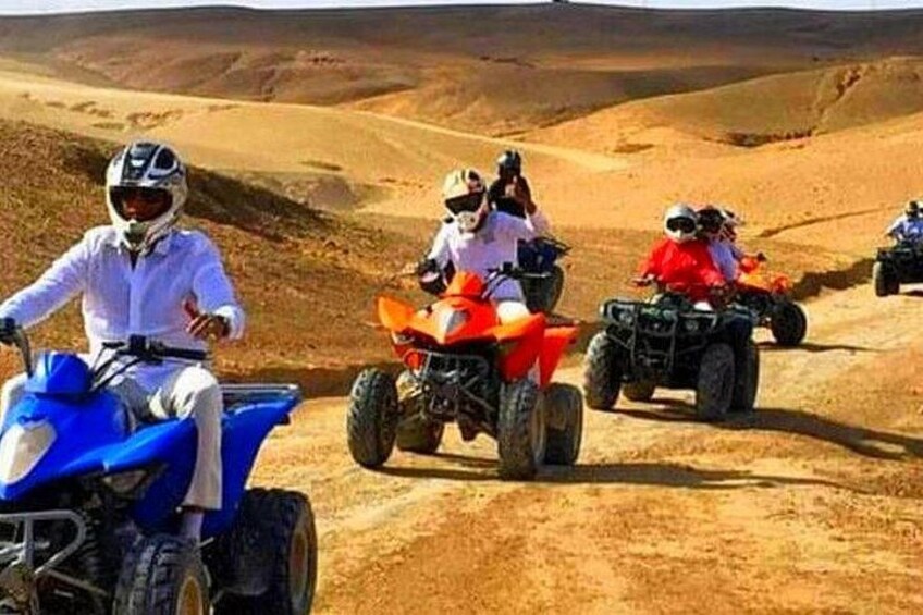 Agafay Desert Dinner Show with Quad Bike and Sunset Camel Ride 4